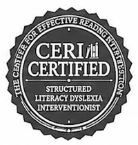 CERI Certified Structured Literacy Dyslexia Interventionist badge